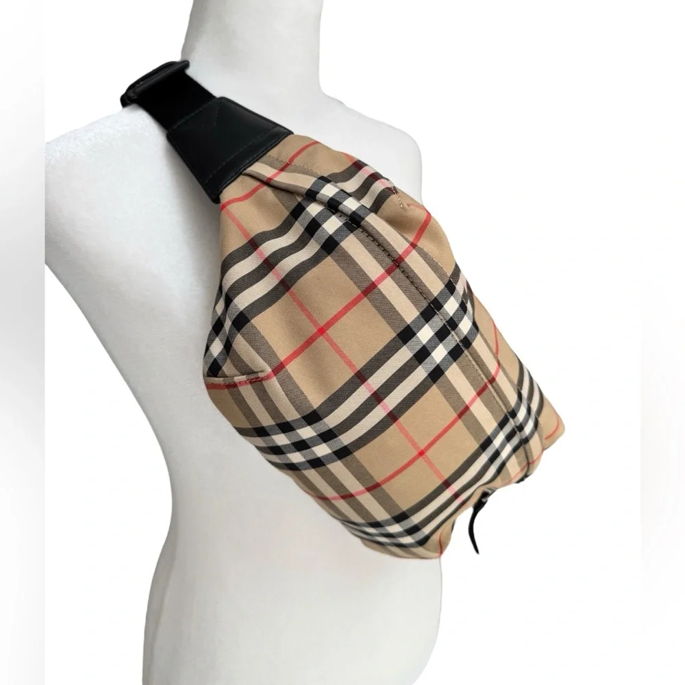 Burberry Sonny Check Canvas Belt Bum Bag - Picture 5 of 16